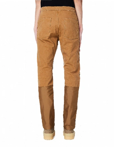 Shop Fear Of God Nylon Canvas Double Front Work Pants In Brown