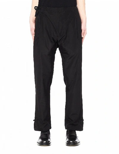 Shop The Soloist Wrap Trousers In Black