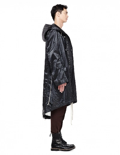 Shop Rick Owens Drkshdw Drkshdw By Rick Owens Lightweight Black Parka