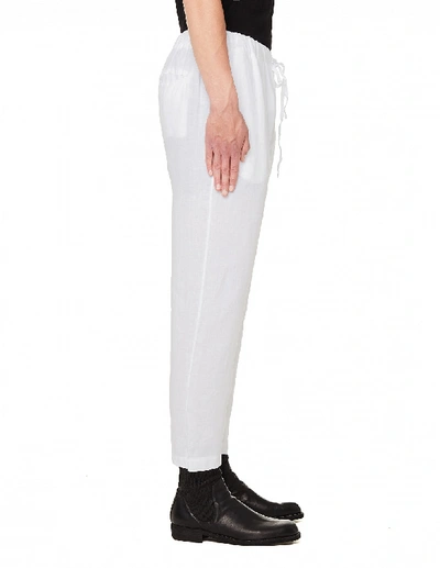 Shop 120% Lino White Linen Trousers