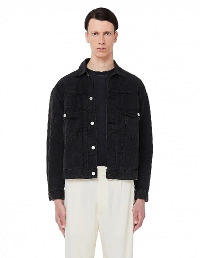 Shop John Elliott Black Denim Jacket