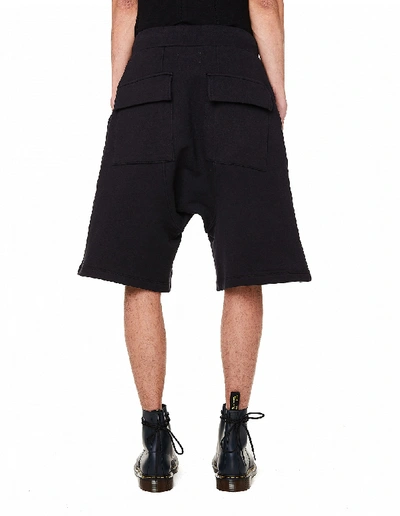 Shop Fear Of God Black Cotton Shorts In White