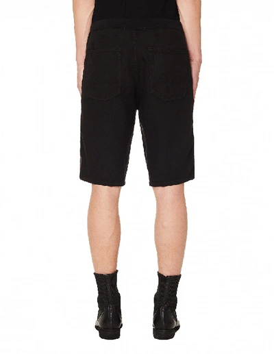 Shop 120% Lino Black Linen Shorts