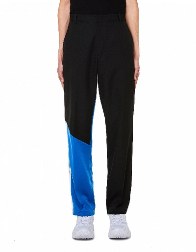 Shop Vetements Black Cotton Trousers