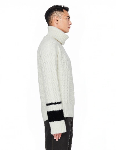 Shop Haider Ackermann White Wool Sweater
