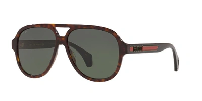 Shop Gucci Man Sunglasses Gg0463s In Green