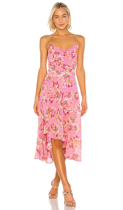 Shop Astr The Label Janine Dress In Pink. In Lavender & Pink Floral