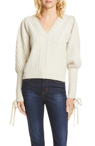 Shop Ulla Johnson Brisa Wool & Cashmere Sweater In Cream