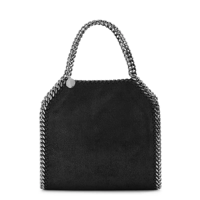 Shop Stella Mccartney Falabella Mini Black Top Handle Bag