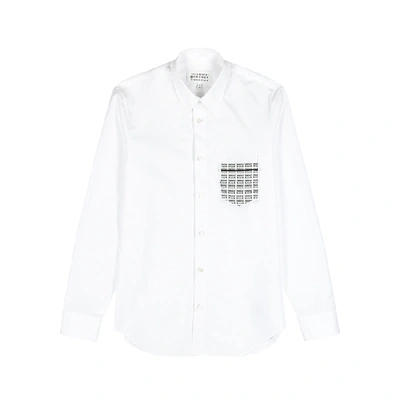 Shop Maison Margiela White Cotton Shirt