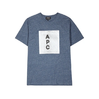 Shop A.p.c. Blue Cotton T-shirt