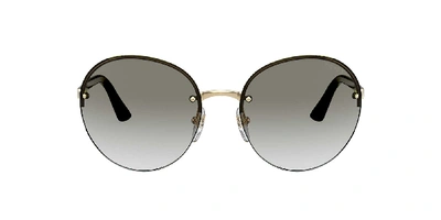 Shop Prada Woman Sunglasses Pr 68vs Heritage In Dark Grey