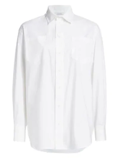 Shop Artica Arbox Oversized Shirt In Optical White