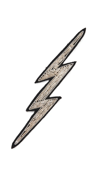 Shop Macon & Lesquoy Lightning Pin In Silver