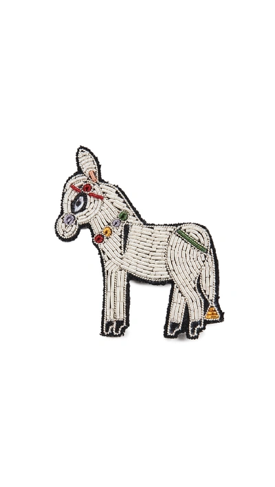 Shop Macon & Lesquoy Donkey Pin In Multi