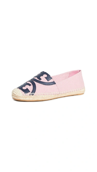 Shop Tory Burch Poppy Espadrilles In Blushing/perfect Navy