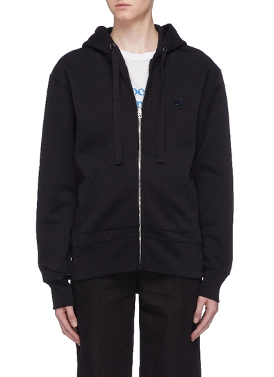 Shop Acne Studios Face Patch Hoodie