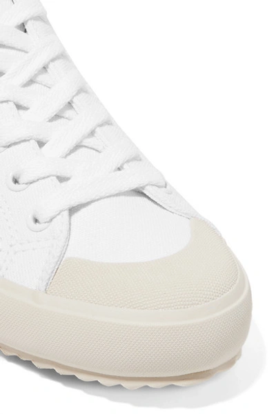 Shop Veja + Net Sustain Nova Organic Cotton-canvas Sneakers