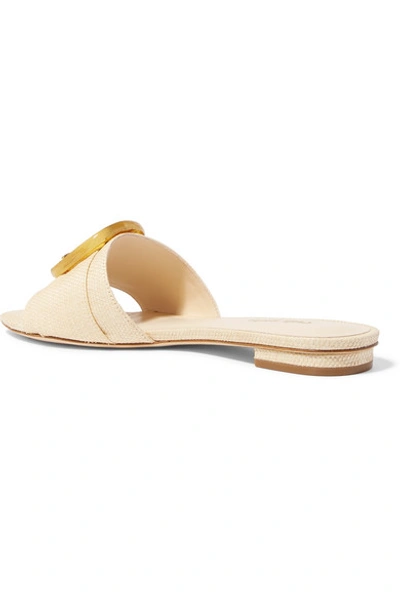 Shop Cult Gaia Lani Woven Raffia Slides