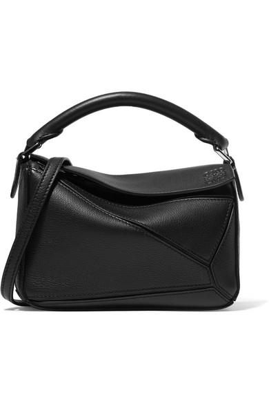 loewe puzzle mini leather shoulder bag