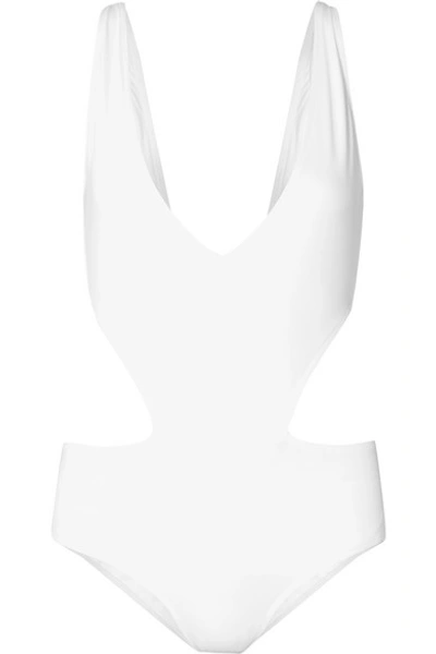 Shop All Sisters Rombus Cutout Swimsuit In White