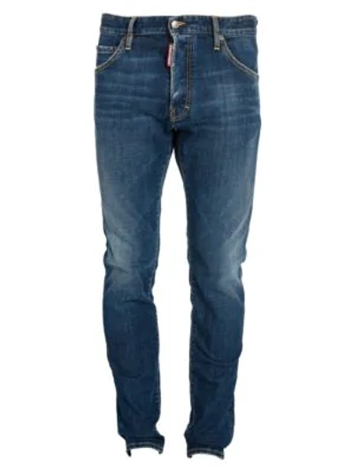 Shop Dsquared2 Stretch Skinny Jeans In Blue