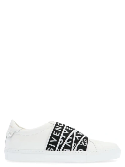 Shop Givenchy Webbing Logo Low In White