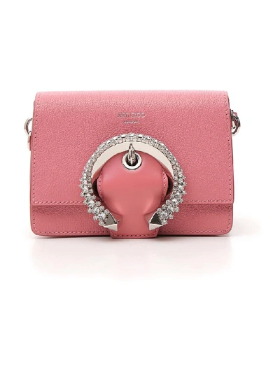 Shop Jimmy Choo Madeline Shoulder Bag In Pink