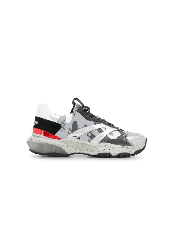 silver valentino trainers