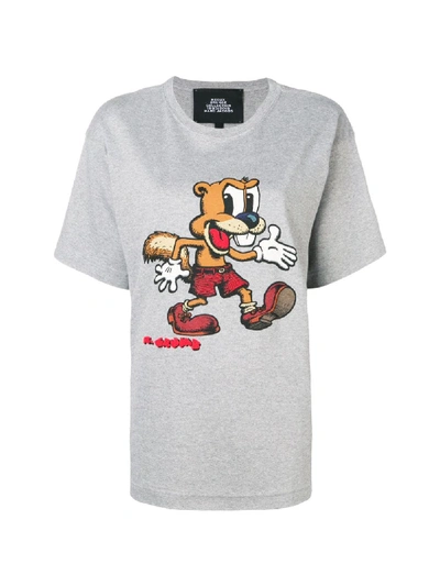 Marc Jacobs R. Crumb Print T-shirt In Grey
