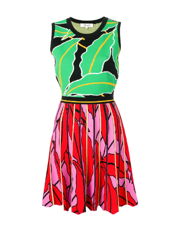 dvf parker knit dress