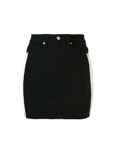 Shop Calvin Klein Jeans Est.1978 Side-stripe Skirt In Black