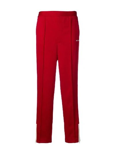 Shop Ambush Side Stripe Track Trousers In Red