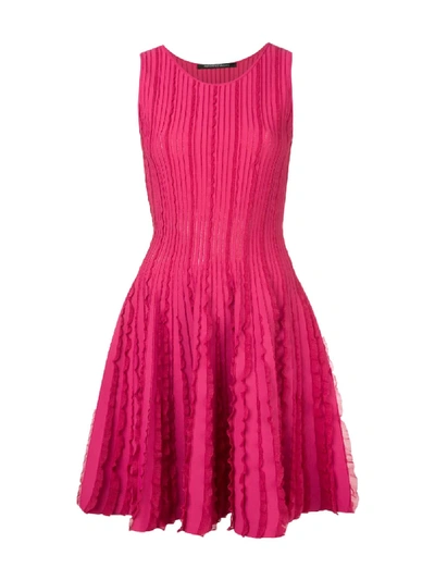 Shop Antonino Valenti Ruffle Details Dress In Pink