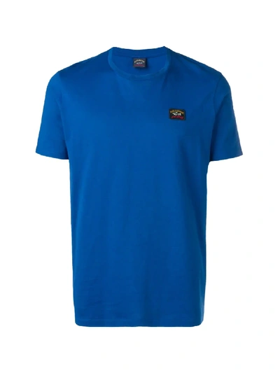 Shop Paul & Shark Round Neck T-shirt In Blue