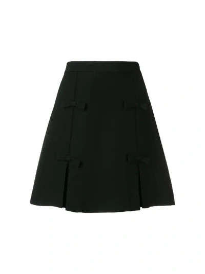 Shop Miu Miu A-line Skirt In Black