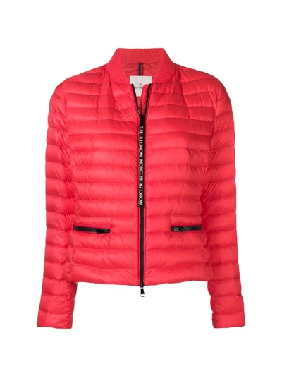 Shop Moncler Blenca Puffer Jacket In Red