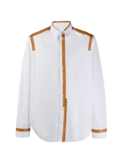 Shop Helmut Lang Taped Shirt In White