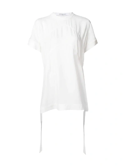 Shop Givenchy Panelled T-shirt In White