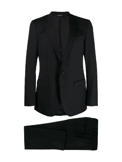 Shop Dolce & Gabbana Classic Dinner Suit In Black