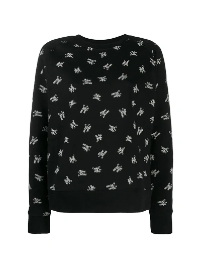 Shop Marc Jacobs Printed Sweatshirt In Black
