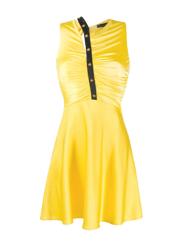 versace dress yellow