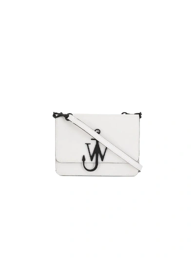 Shop Jw Anderson White & Black Anchor Logo Bag