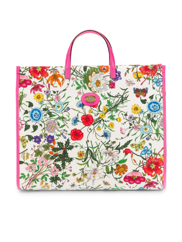 gucci flower tote