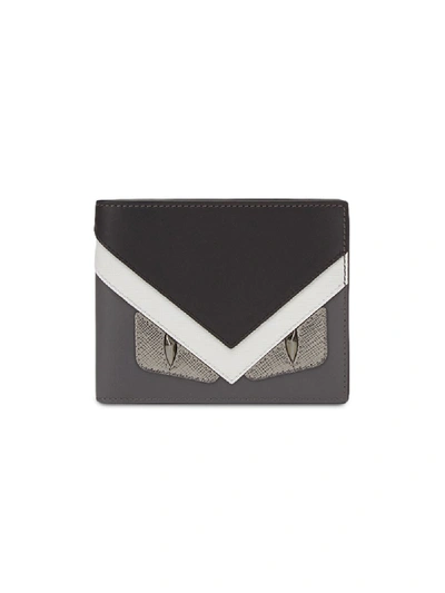 Shop Fendi Bag Bugs-appliqué Wallet In Black