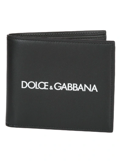 Shop Dolce & Gabbana Logo Wallet In Black