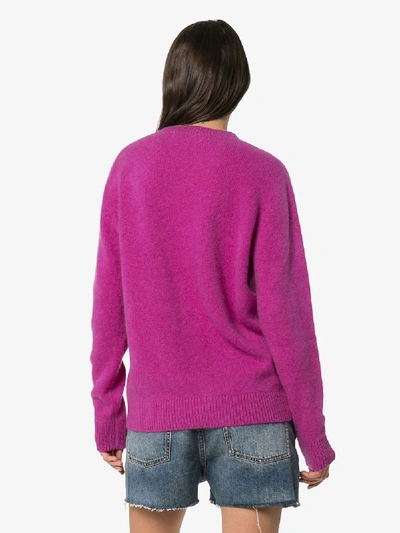Shop The Elder Statesman Simple Cashmere Sweater In Pink