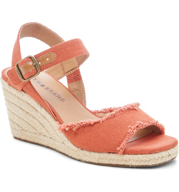 lucky brand women's mindra espadrille wedge sandal