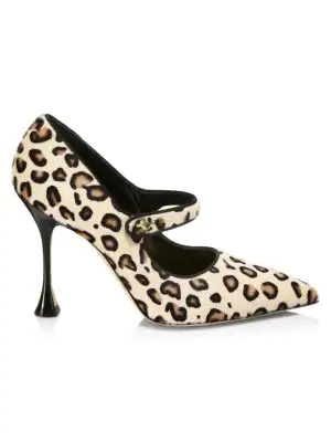 leopard mary jane pumps