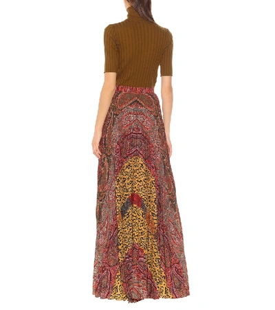 Shop Etro Printed Maxi Skirt In Multicoloured